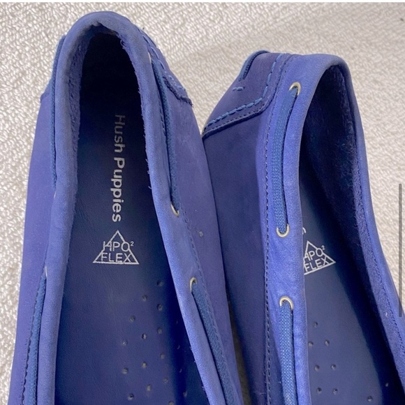 Hush Puppies Blue Suede Slip On Loafers 9 - Picture 7 of 13
